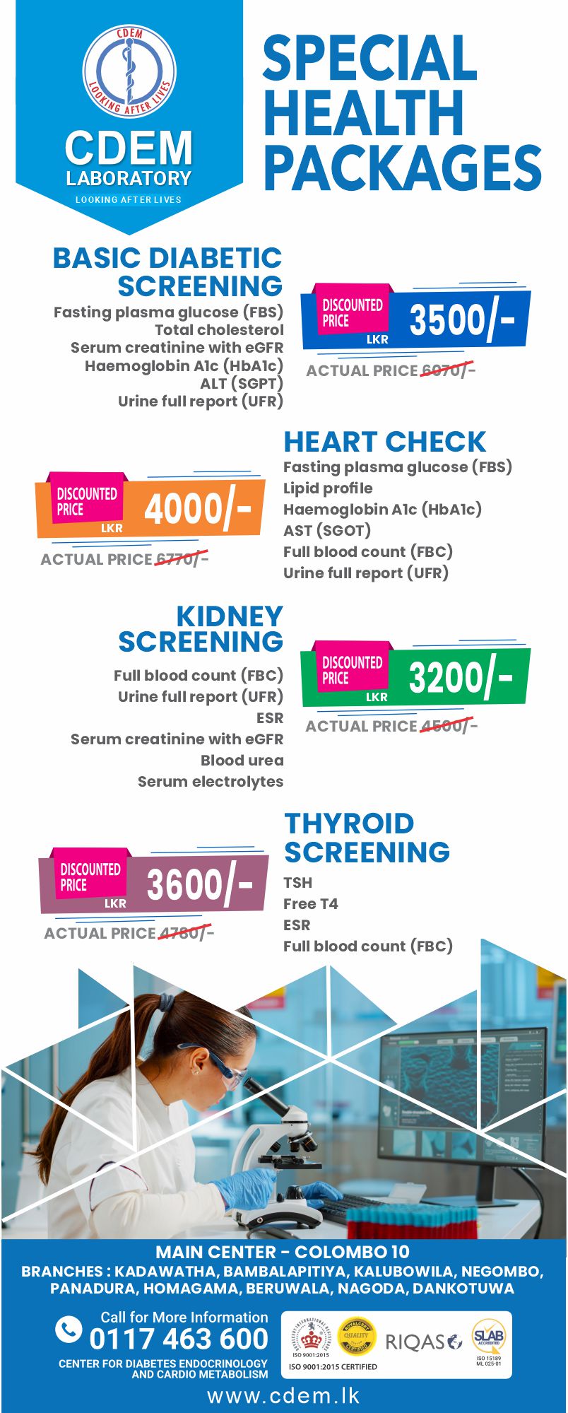 CDEM SCREENING PKGES