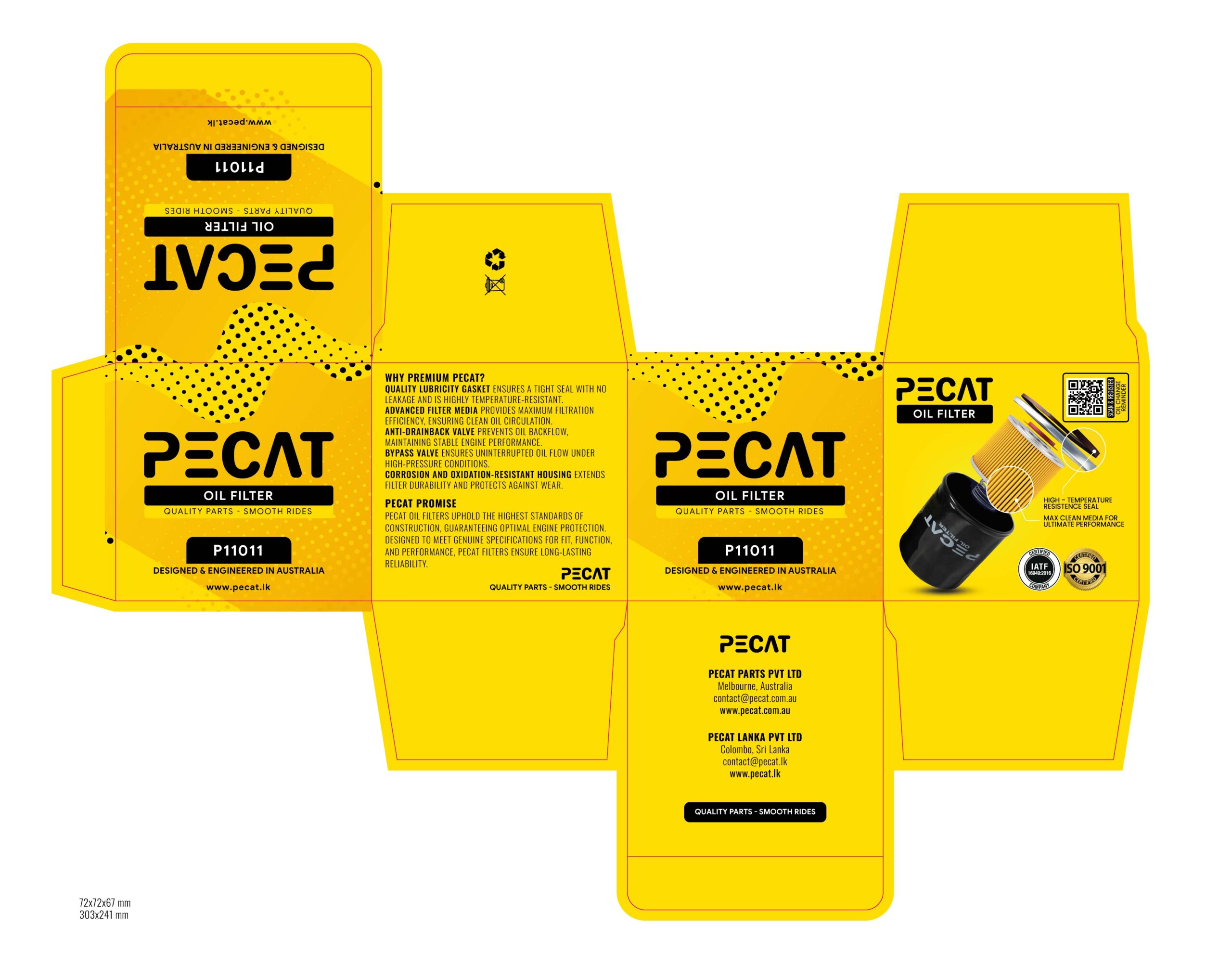 P11011 OIL FILTER